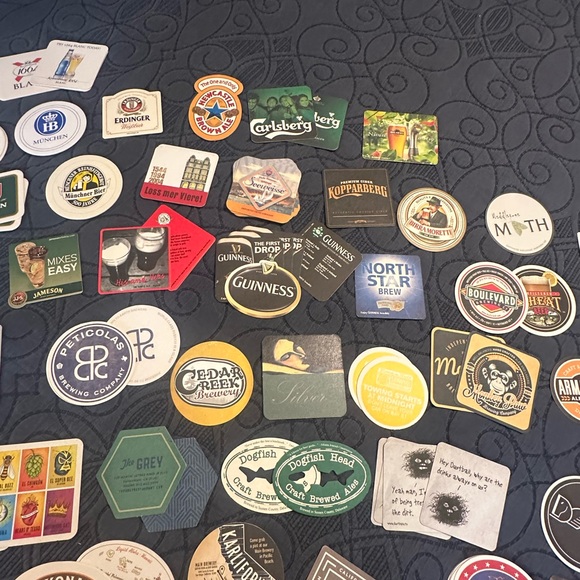 Assorted Pub Coasters Collection - Picture 3 of 4
